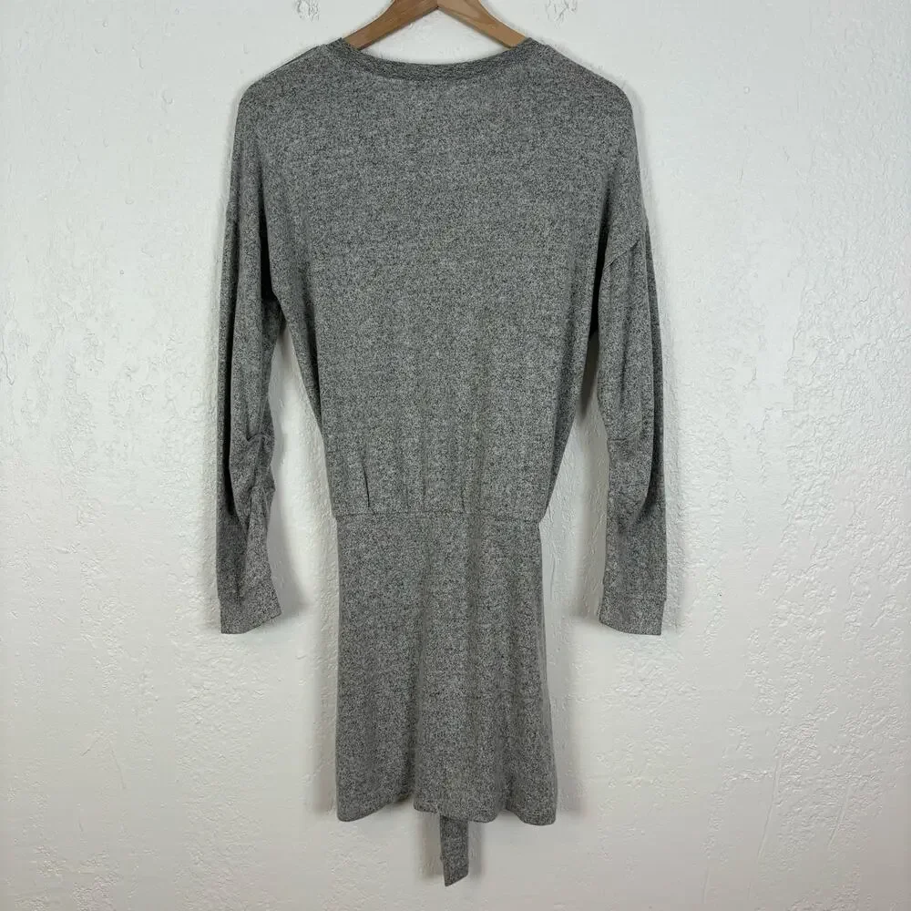 Splendid Addison Jersey Mini Dress in Heathered Grey NWT Size Small